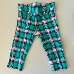 Janie and Jack Plaid Pants 12-18m